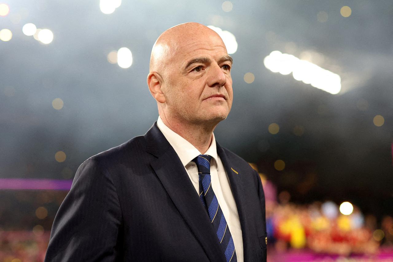 FILE PHOTO: FIFA president Gianni Infantino
