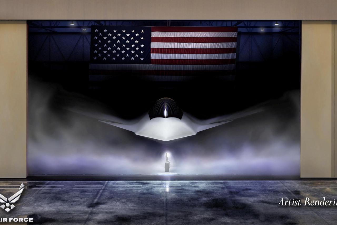 An artist render of the F-47