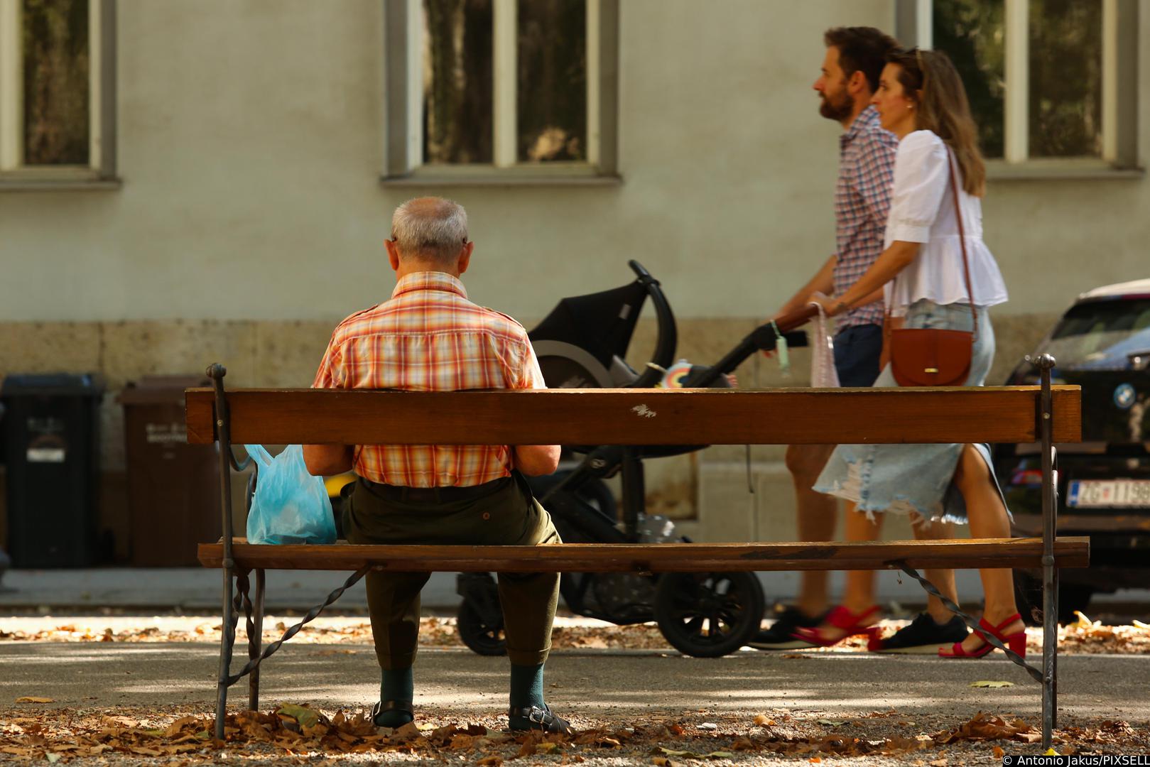 11.08.2022., Zagreb - Stanovnistvo u Hrvatskoj sve je starije. Demografska slika se mijenja, a stanovnici trece dobi sve su usamljeniji.  Photo: Antonio Jakus/PIXSELL