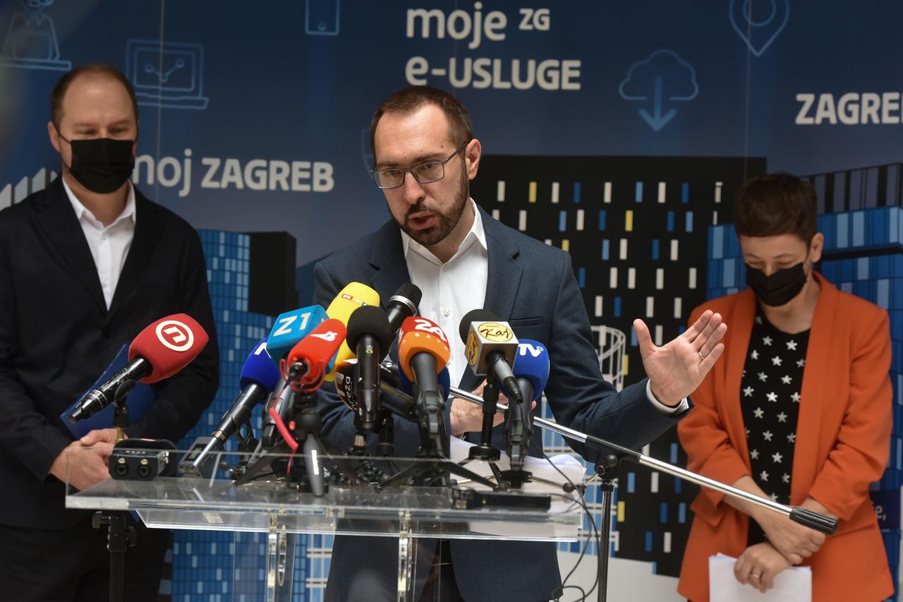 Zagreb: Tomislav Tomašević održao je konferenciju za medije