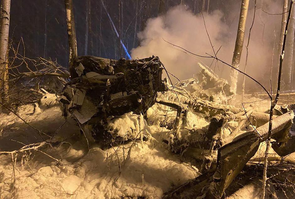 Antonov An-12 transport aircraft crashes outside Irkutsk, Russia