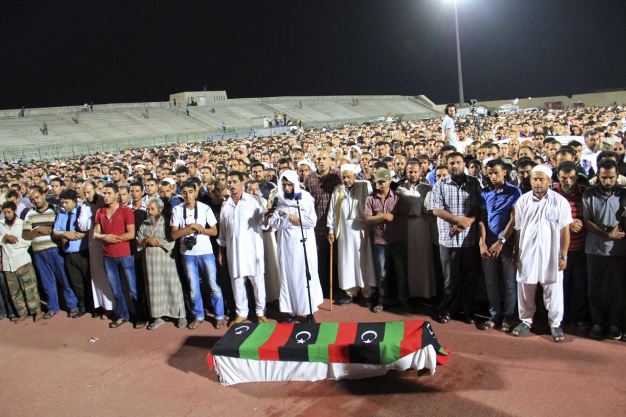 omran ben sarif, misrata, pogreb