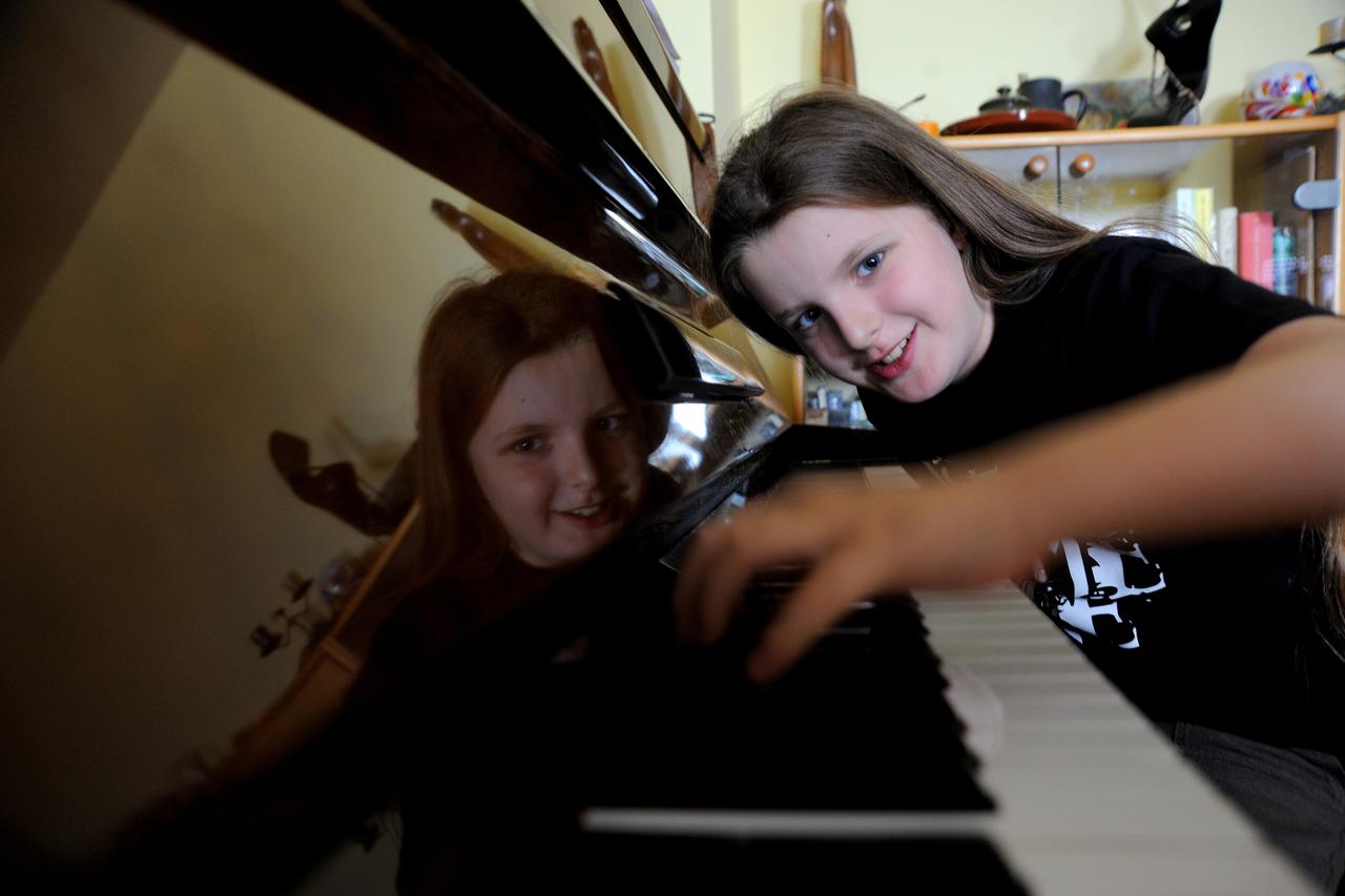 21.07.2014., Zagreb - Jadran Mihelcic, mladi talentirani glazbenik. Photo: Daniel Kasap/PIXSELL