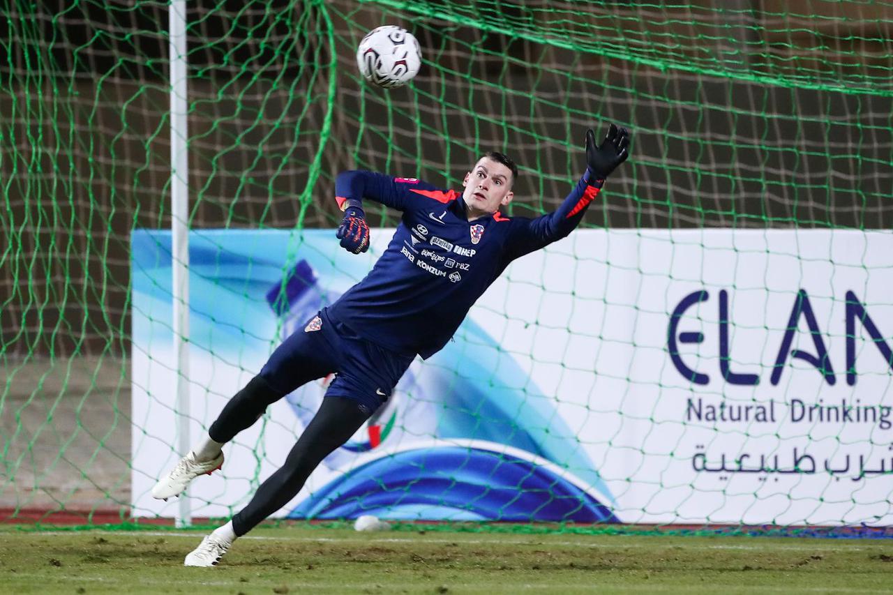 Trening Hrvatske nogometne reprezentacije u Kairu uoči međunarodnog ACUD Cupa