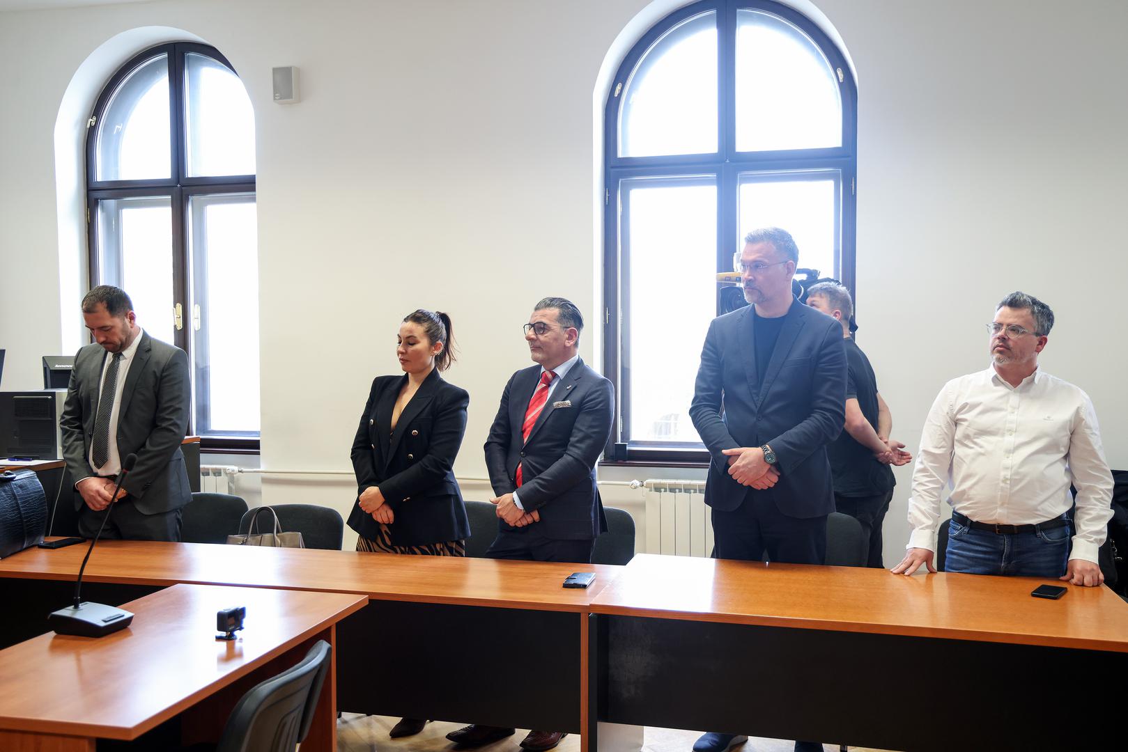 12.03.2026., Zupanijski sud, Osijek - Izricanje presude bivsem vukovarsko-srijemskom zupanu Damiru Dekanicu za laziranje i zataskavanje okolnosti prometne nesrece iz 2022. koju je pijan skrivio sluzbenim vozilom zupanije. Photo: Zeljko Lukunic/PIXSELL