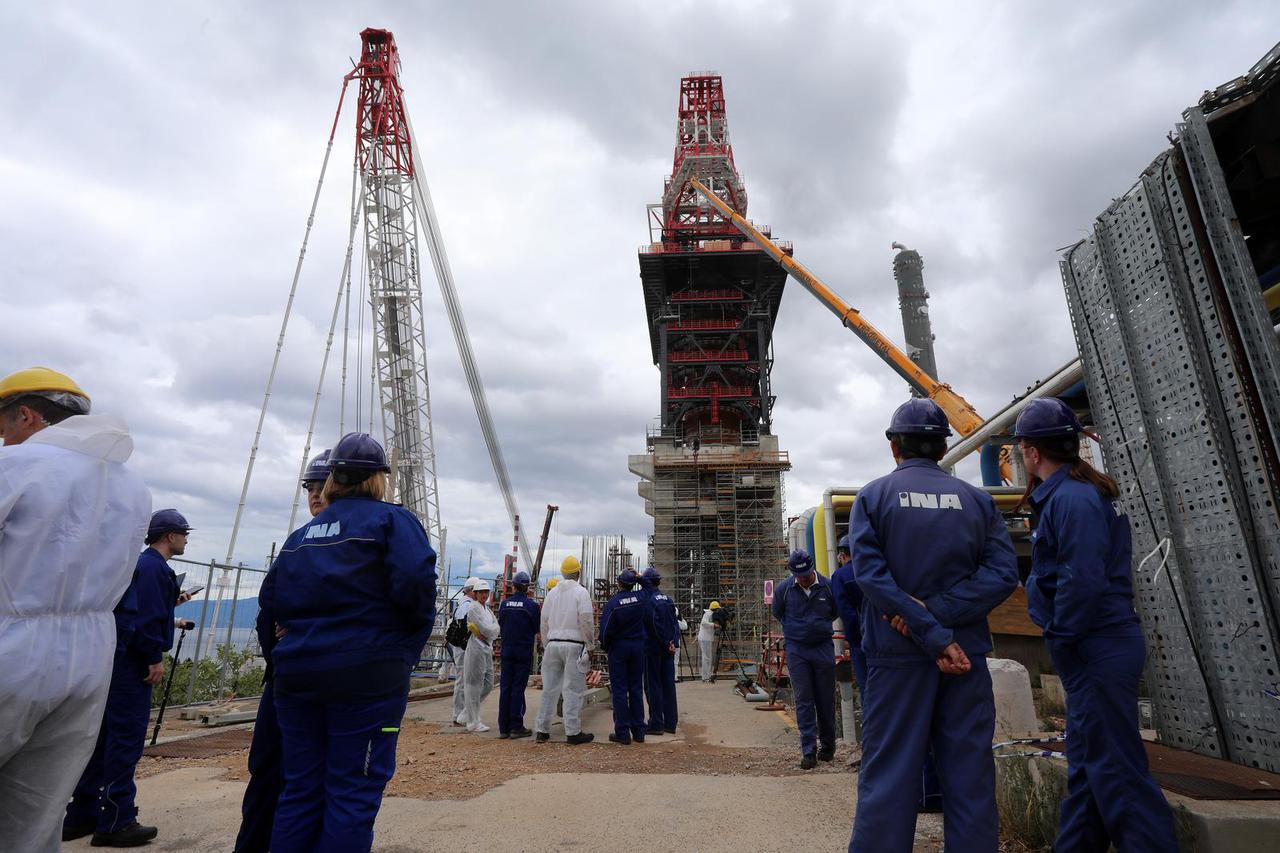 Obilazak radova na Projektu nadogradnje Rafinerije nafte Rijeka