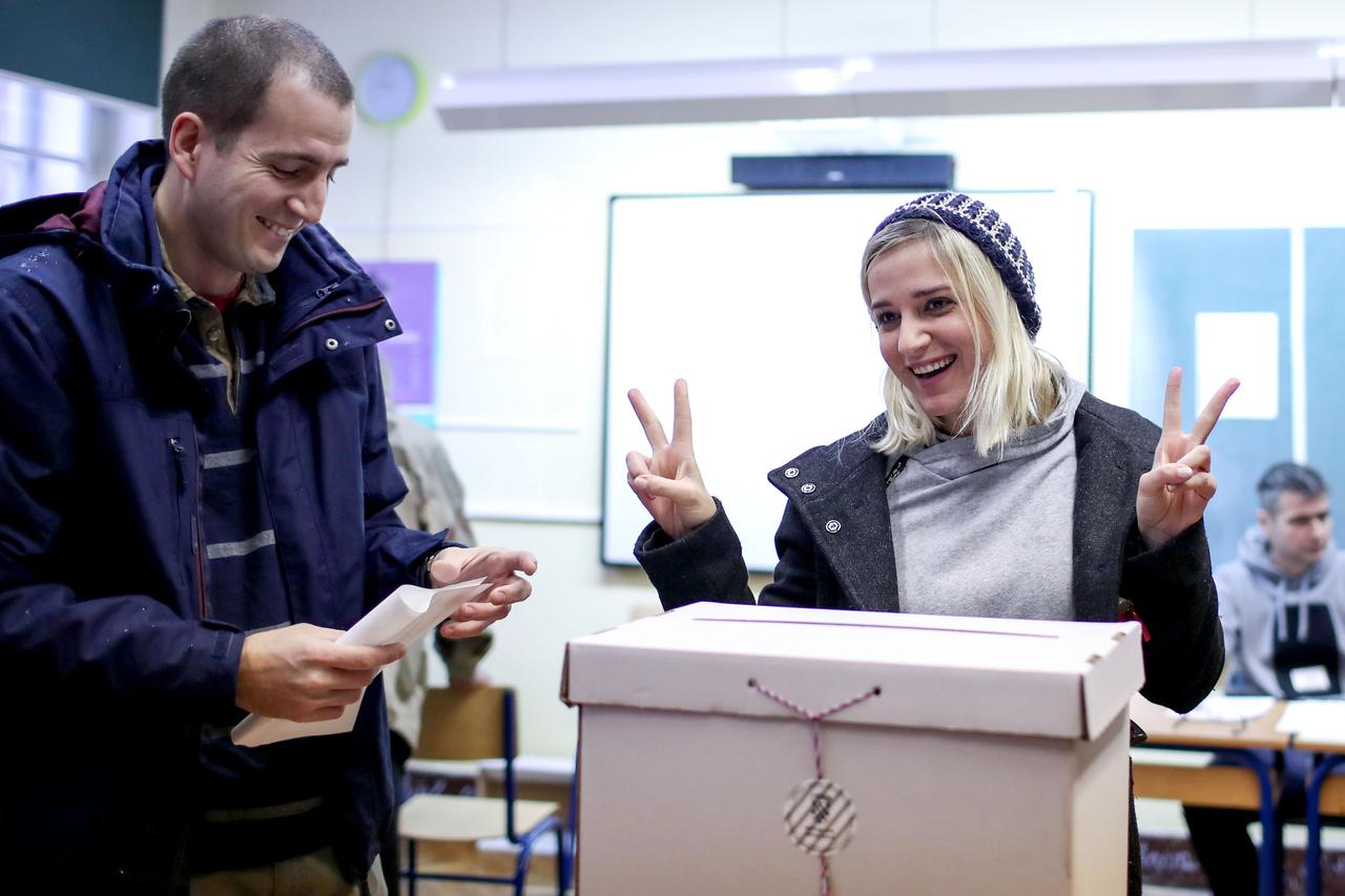 Zoran Milanović, Kolinda Grabar-Kitarović i Miroslav Škoro