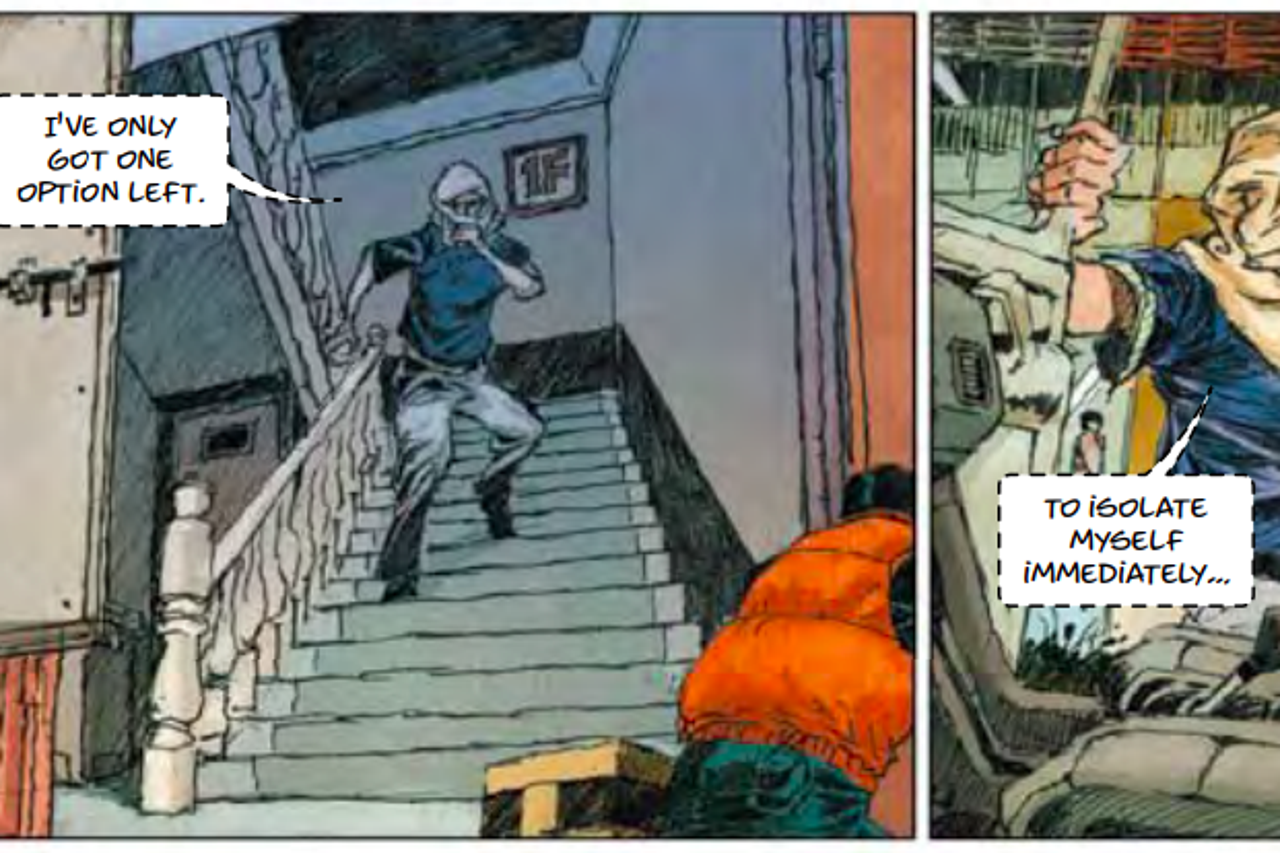 'Preostaje mi samo jedna opcija. Odmah se izolirati!"