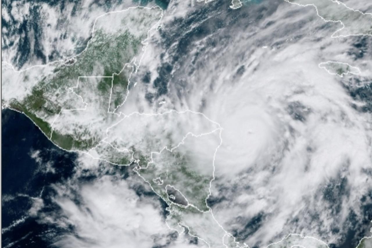 Hurricane Eta approaches Central America