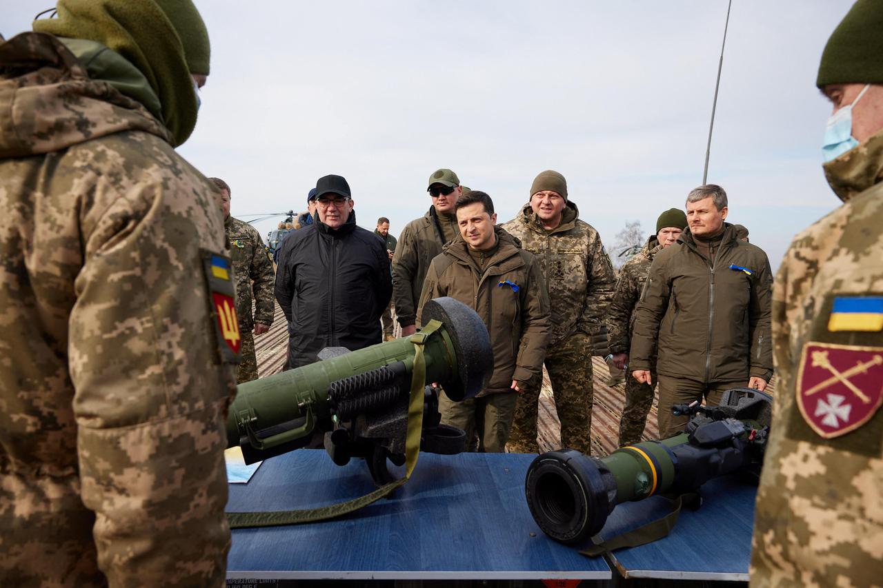 Ukrainian President Zelenskiy attends drills in the Rivne Region