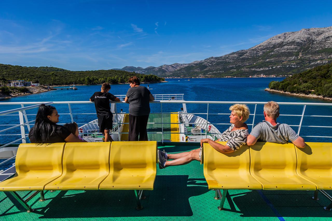 Korčula: Trajektna linija Dominče - Orebić