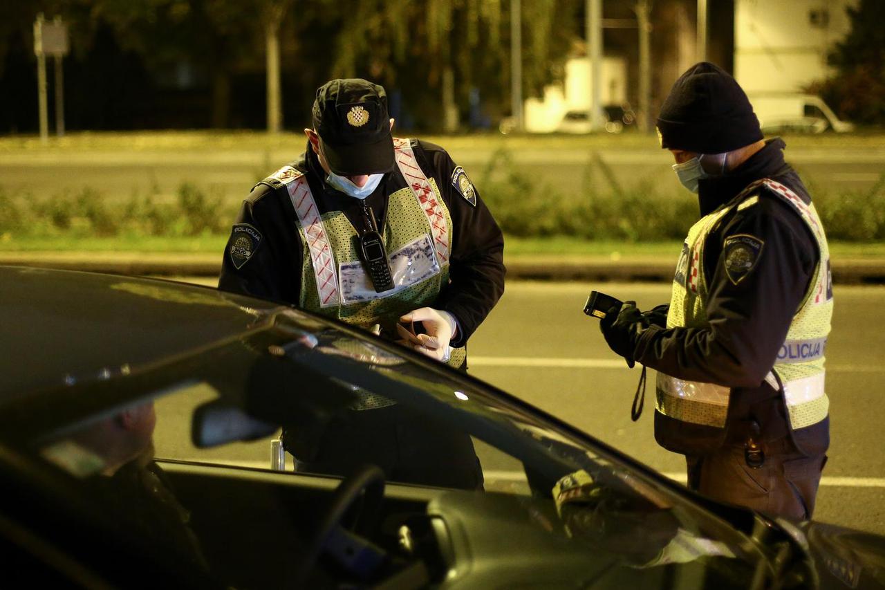 Zagreb: Prometna policija kontrolira vozače povodom Martinja