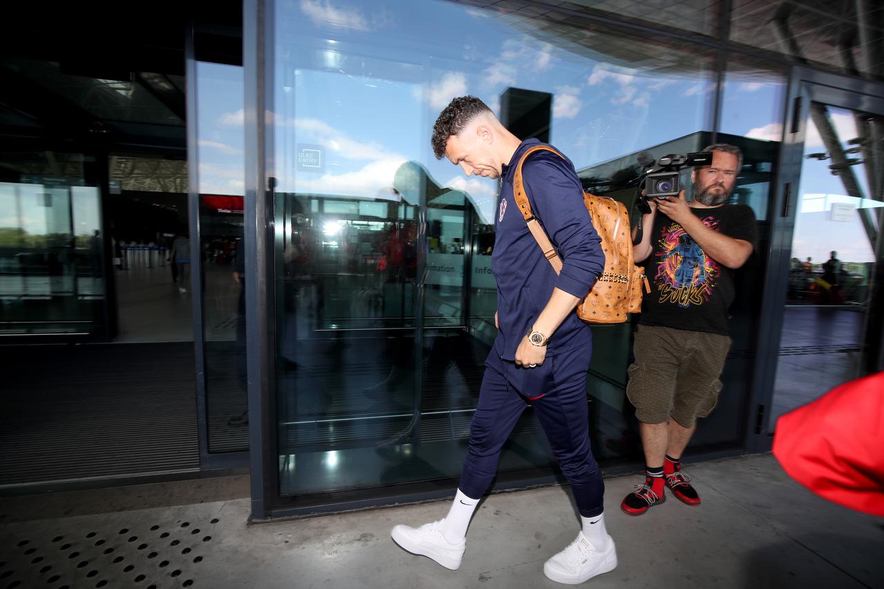 Zagreb: Odlazak hrvatske nogometne reprezentacije na završnicu Lige nacija