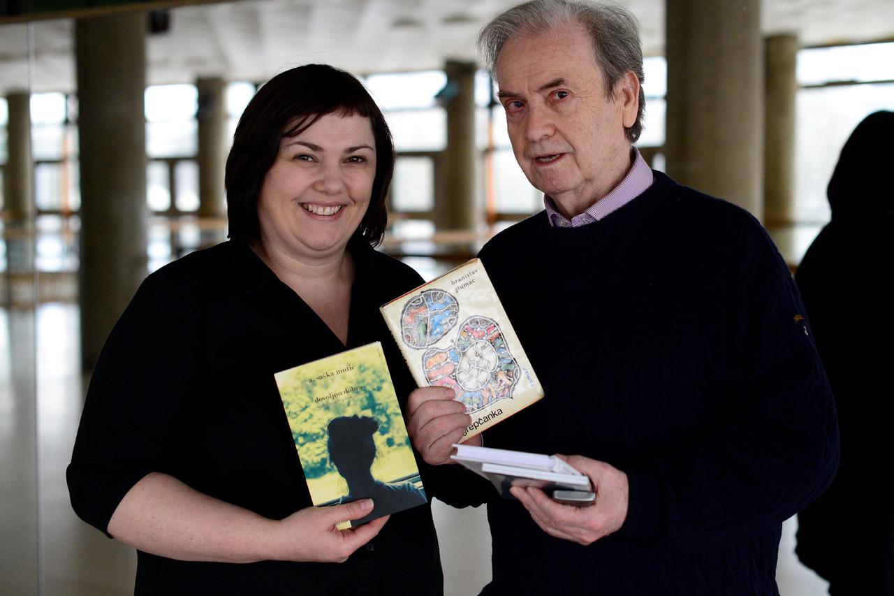 16.3.2016.,Zagreb -  Branislav Glumac i Saska Mutic autori su knjige Zagrepcanka. Photo: Marko Prpic/PIXSELL