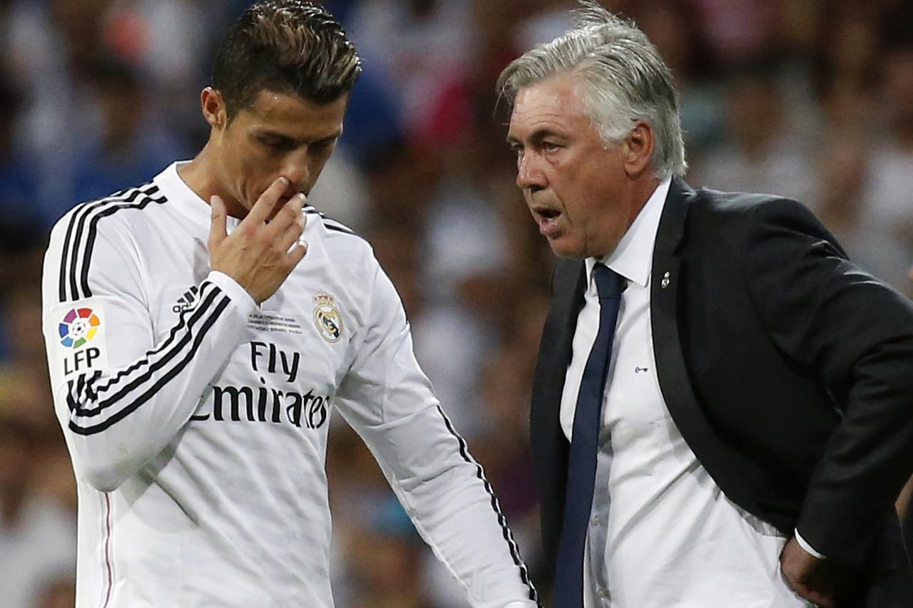 Cristiano Ronaldo i Carlo Ancelotti