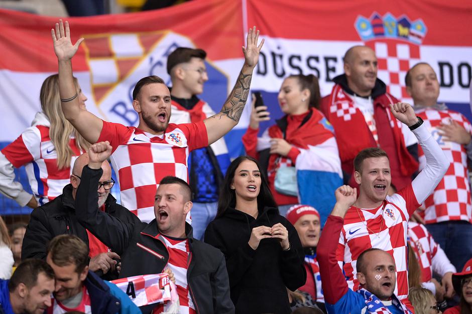 Navijači na utakmici Austrije i Hrvatske u 6. kolu Lige nacija