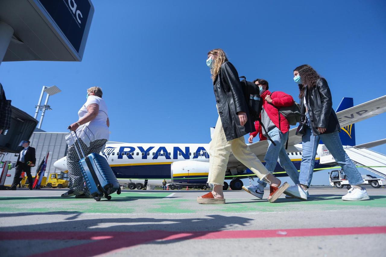 Dolazak prvog zrakoplova aviokompanije Ryanair u Zagreb iz Bruxellesa