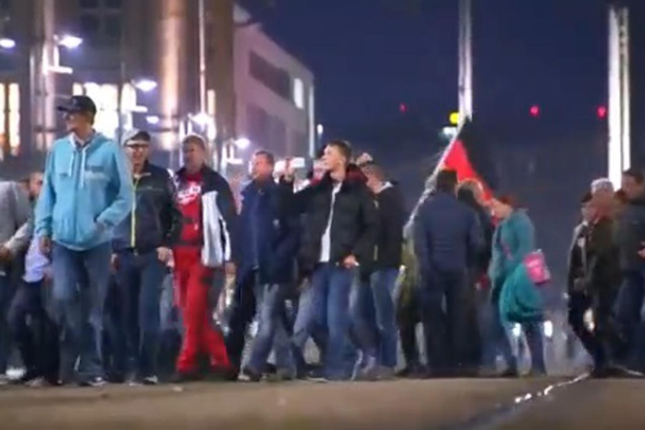 Prosvjed u Dresdenu zbog izbjeglica 