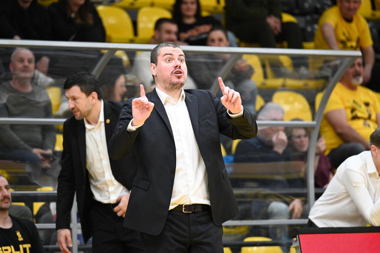 Split: Susret 22. kola prvenstva Hrvatske između KK Split i KK Dinamo