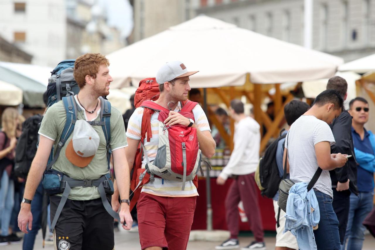 Turisti u Zagrebu