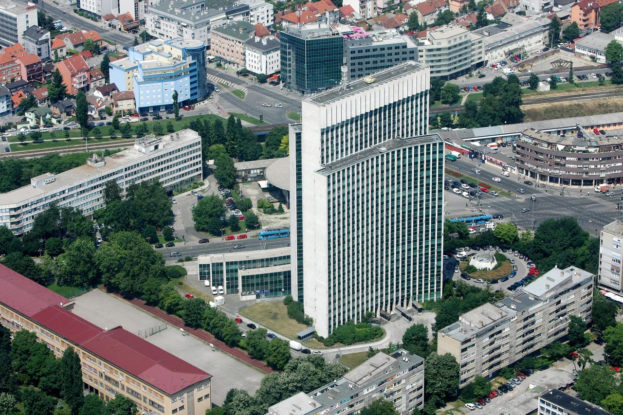 24.05.2011., Zagreb - Panoramski pogled na srediste grada iz aviona. Photo: Goran Jakus/PIXSELL