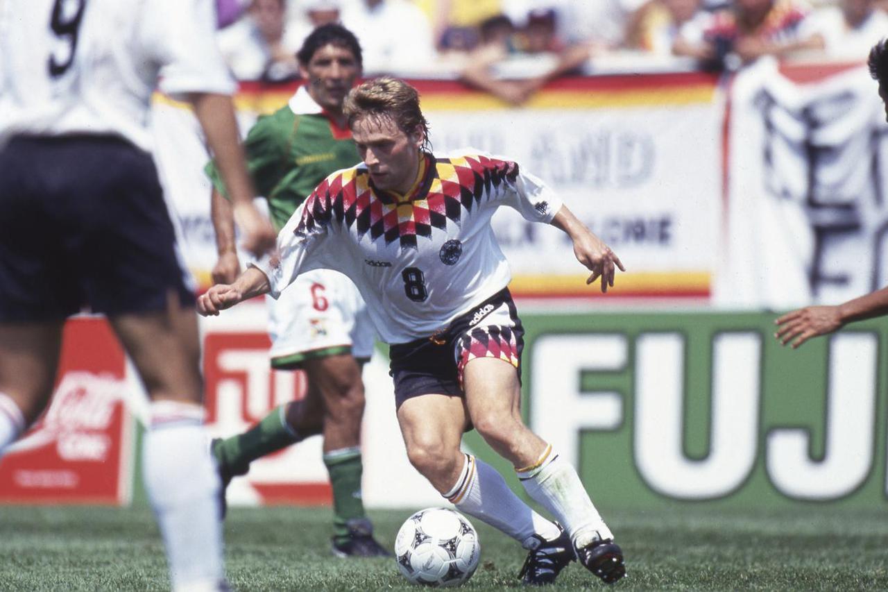 firo, 17.06.1994 archive picture, archive photo, archive, archive photos football, soccer, WORLD CUP 1994 USA, 94 group phase, group C, opening game, 1st game Game 1 Germany - Bolivia 1:0