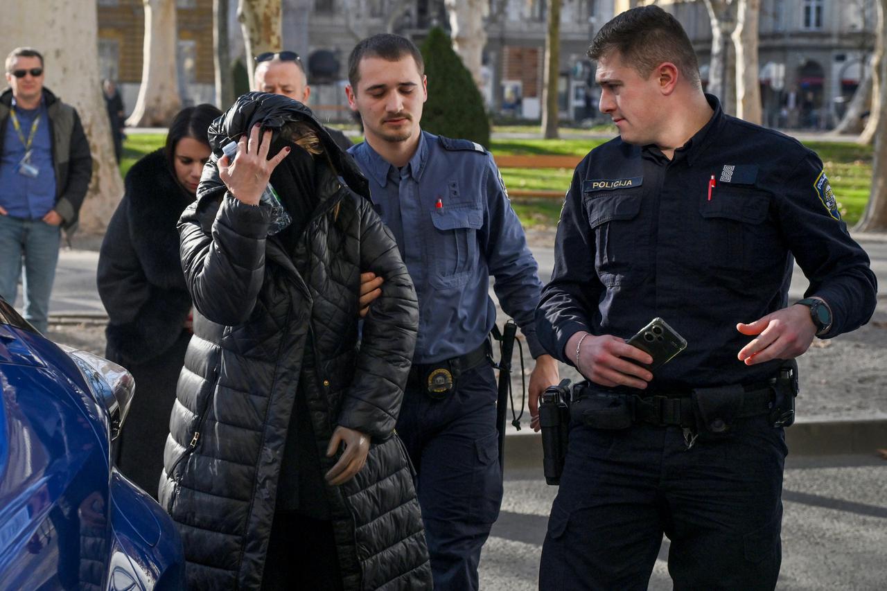 Zagreb: Policija privodi Vandu Blažević na Županijski sud