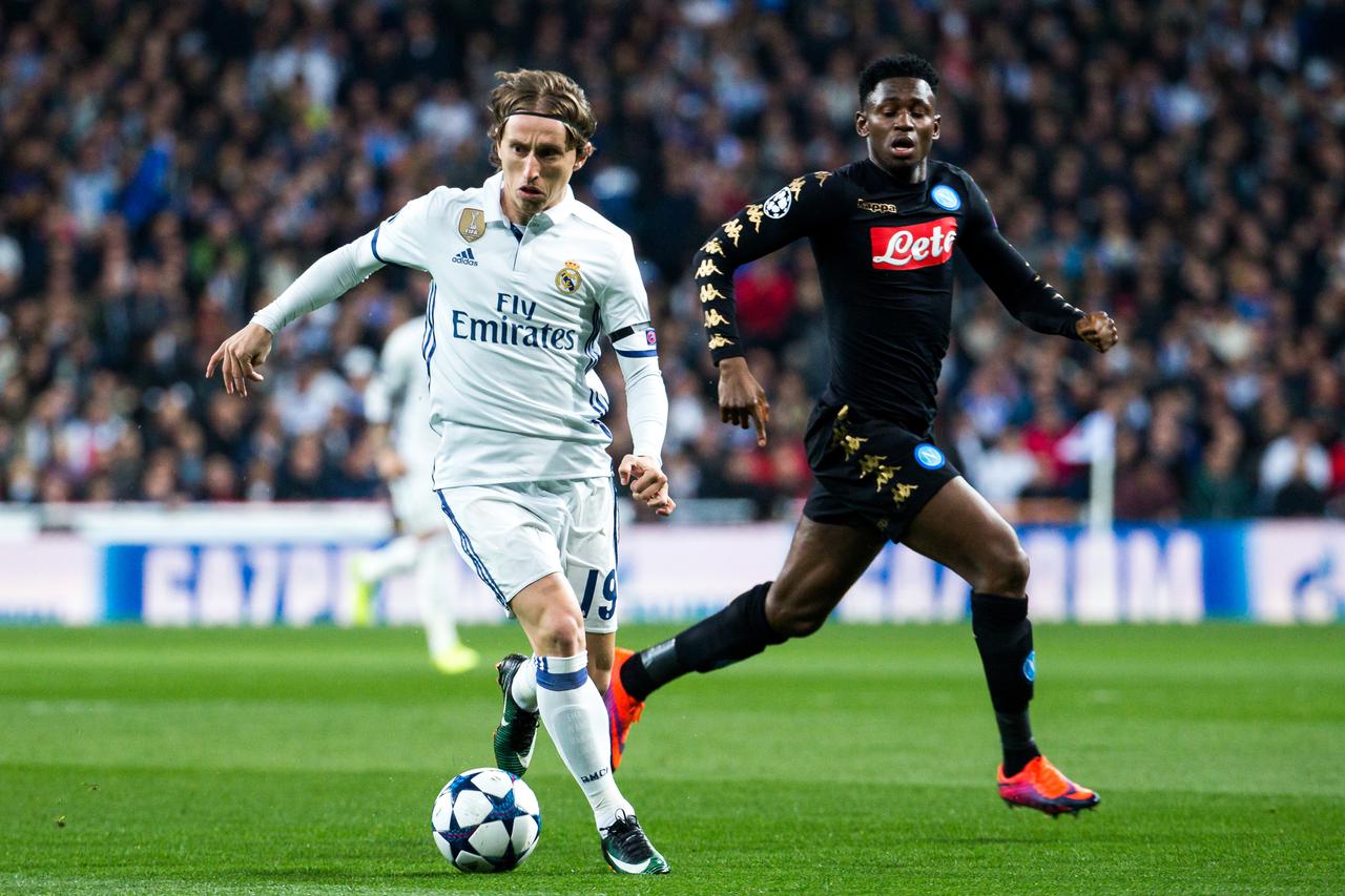 15.02.2017, Santiago Bernabeu Stadion, Madrid, ESP, UEFA Champions League , Real Madrid (ESP) vs SSC Napoli (ITA), im Bild    Luka Modric of Real Madrid in action    Foto © nordphoto / Rodrigo /PIXSELL