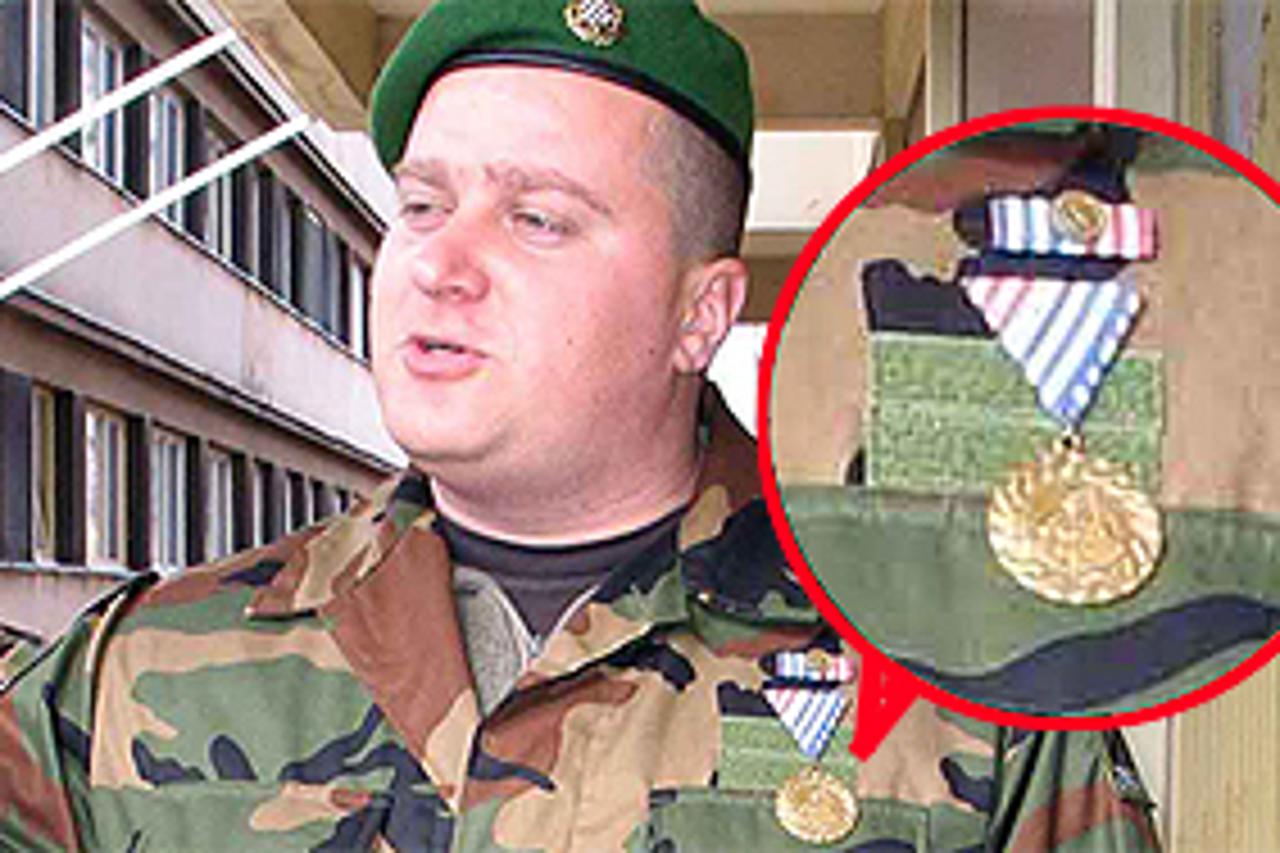 Gojanović nosi medalju Oluje za koju tvrdi da nije njegova