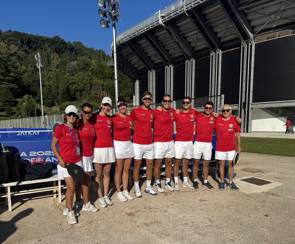 Hrvatska reprezentacija na Europskom prvenstvo u pickleballu u Rimu