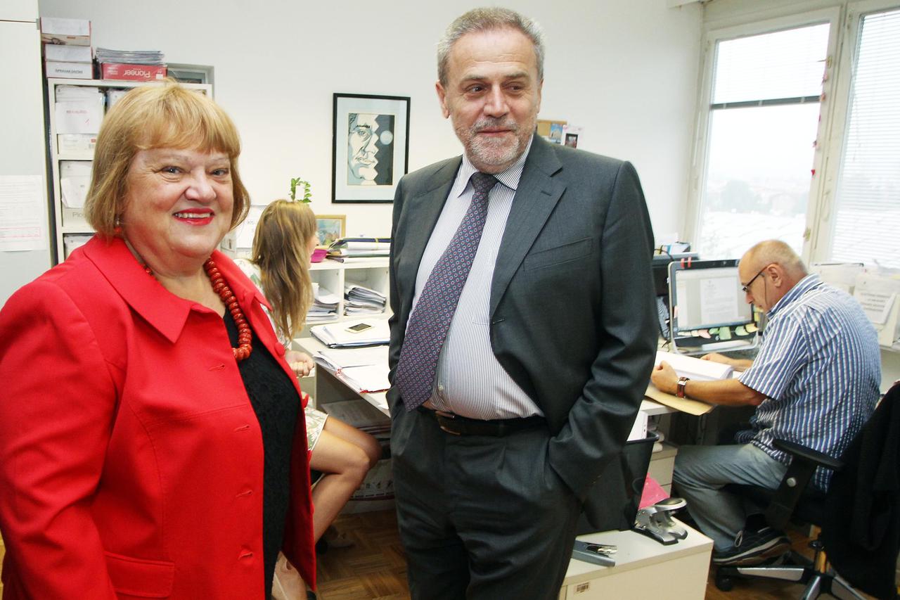 Milan Bandić i Anka Mrak-Taritaš