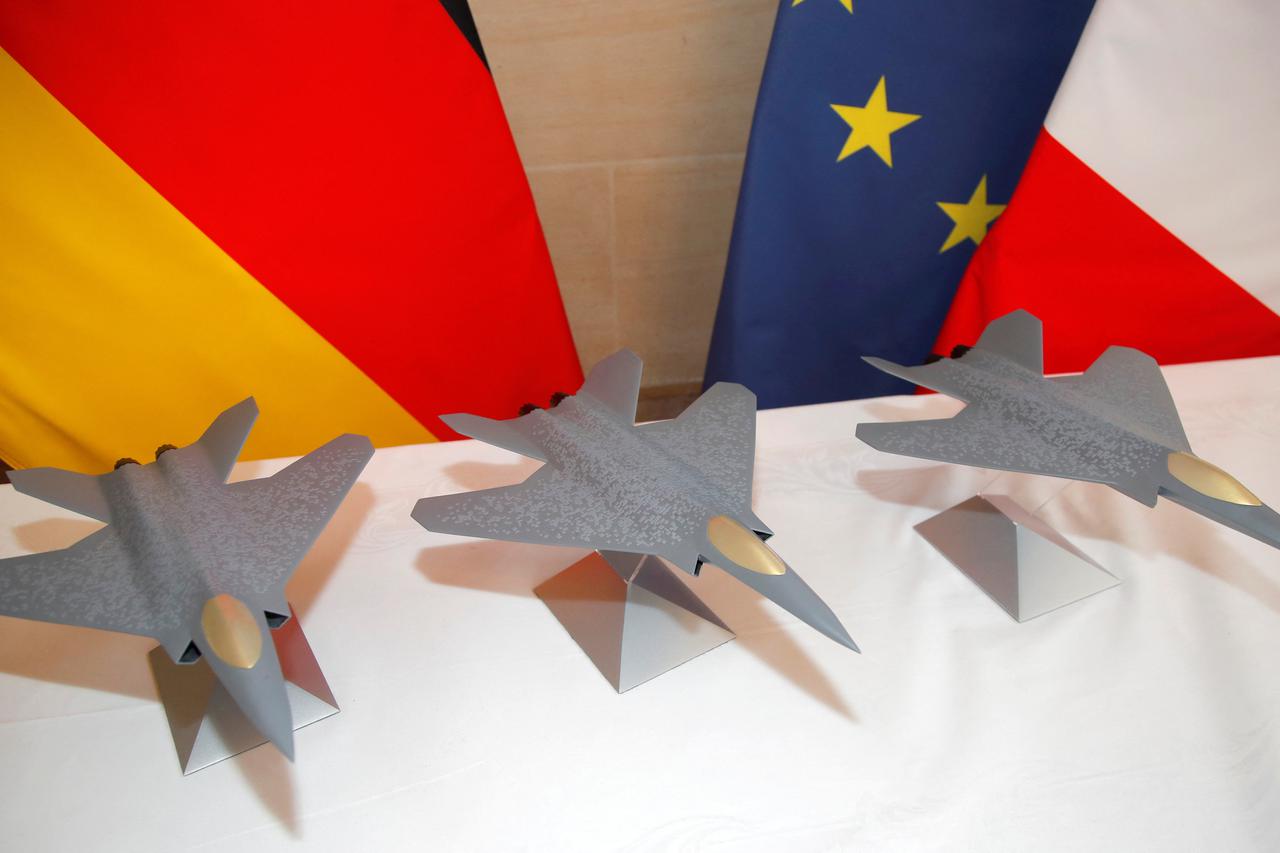 FILE PHOTO: France, German, Spanish defence ministers sign contract for prototype of next-generation fighter in Paris
