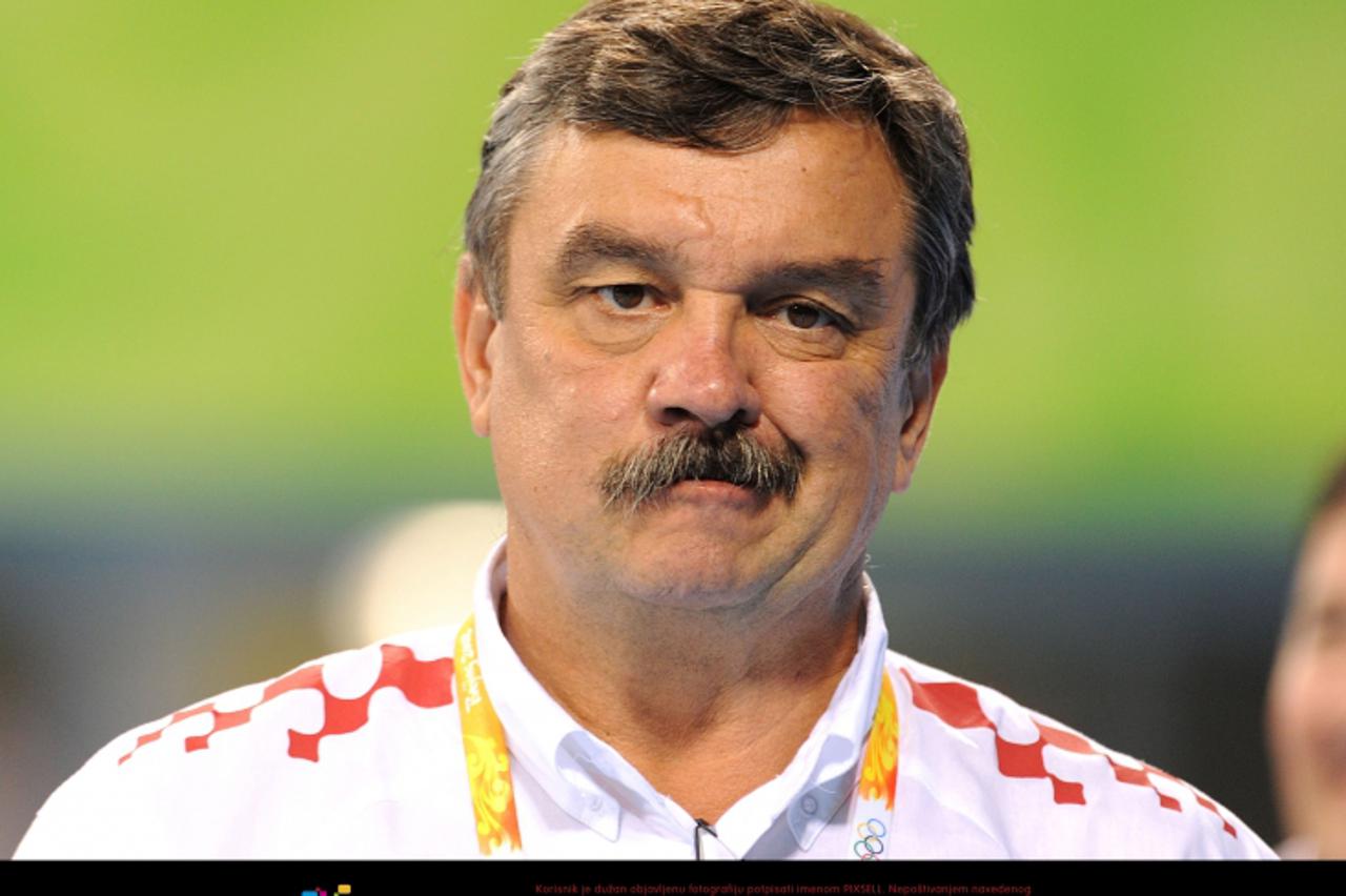 '18. 08. 2008., beijing, china - na olimpijadi je hrvatska reprezentacija zaigrala protiv kineske, s rezultatom 16-4. na fotografiji je izbornik ratko rudic.  photo: Goran Stanzl/Vecernji list'