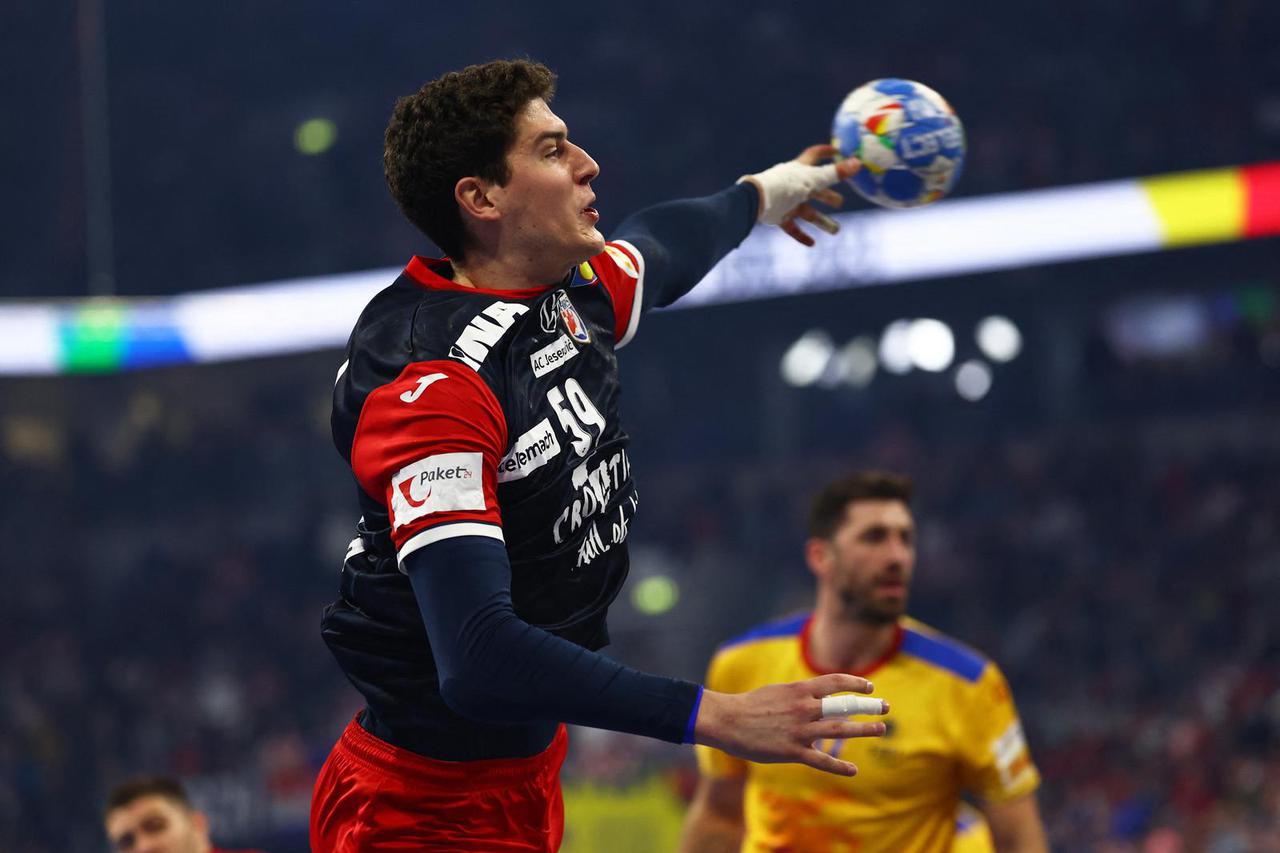 EHF 2024 Men's European Handball Championship - Preliminary Round - Group B - Croatia v Romania