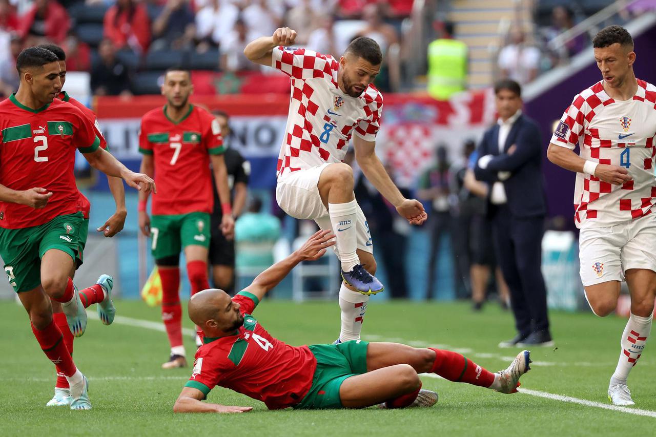 KATAR 2022 - Susret Maroka i Hrvatske u 1. kolu Svjetskog prvenstva u Kataru