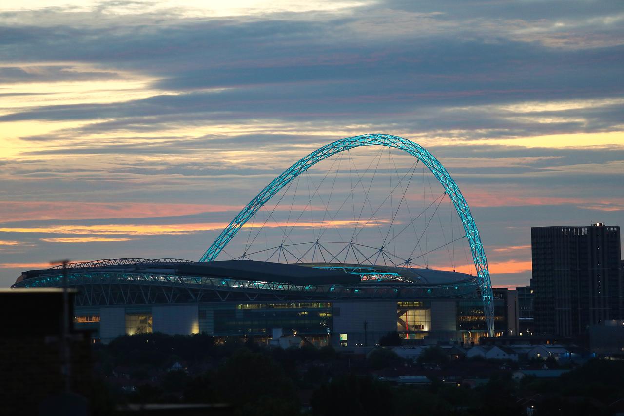 London: Pogled na stadion Wembley gdje će Hrvatska odigrati prvu utakmicu na Euru 2020.