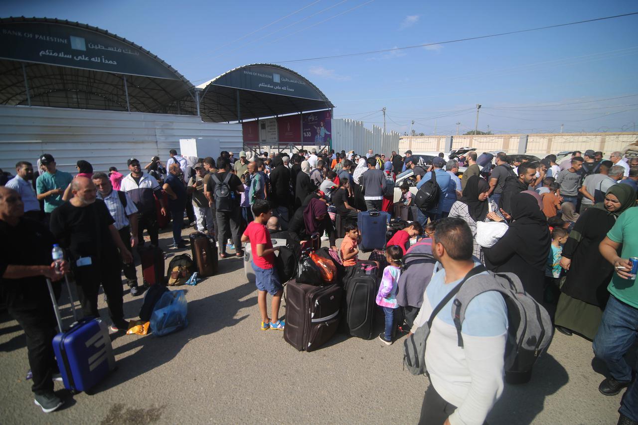 MIDEAST-GAZA-RAFAH-PALESTINIAN-ISRAELI CONFLICT-BORDER CROSSING-CLOSING