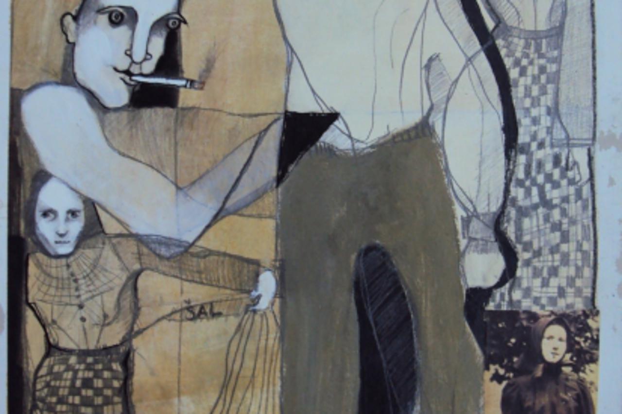 'Rad Katarine Radosevic s izložbe kostimografije, scenografije i svjet5la ULUPUH-a u Galeriji Karas, 07. 2013'