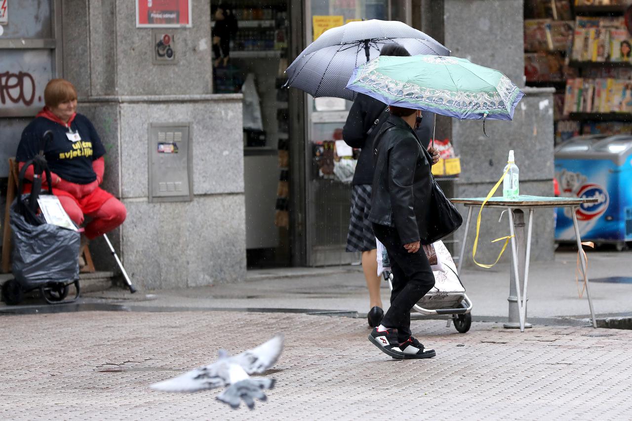 Kišno jutro u Zagrebu