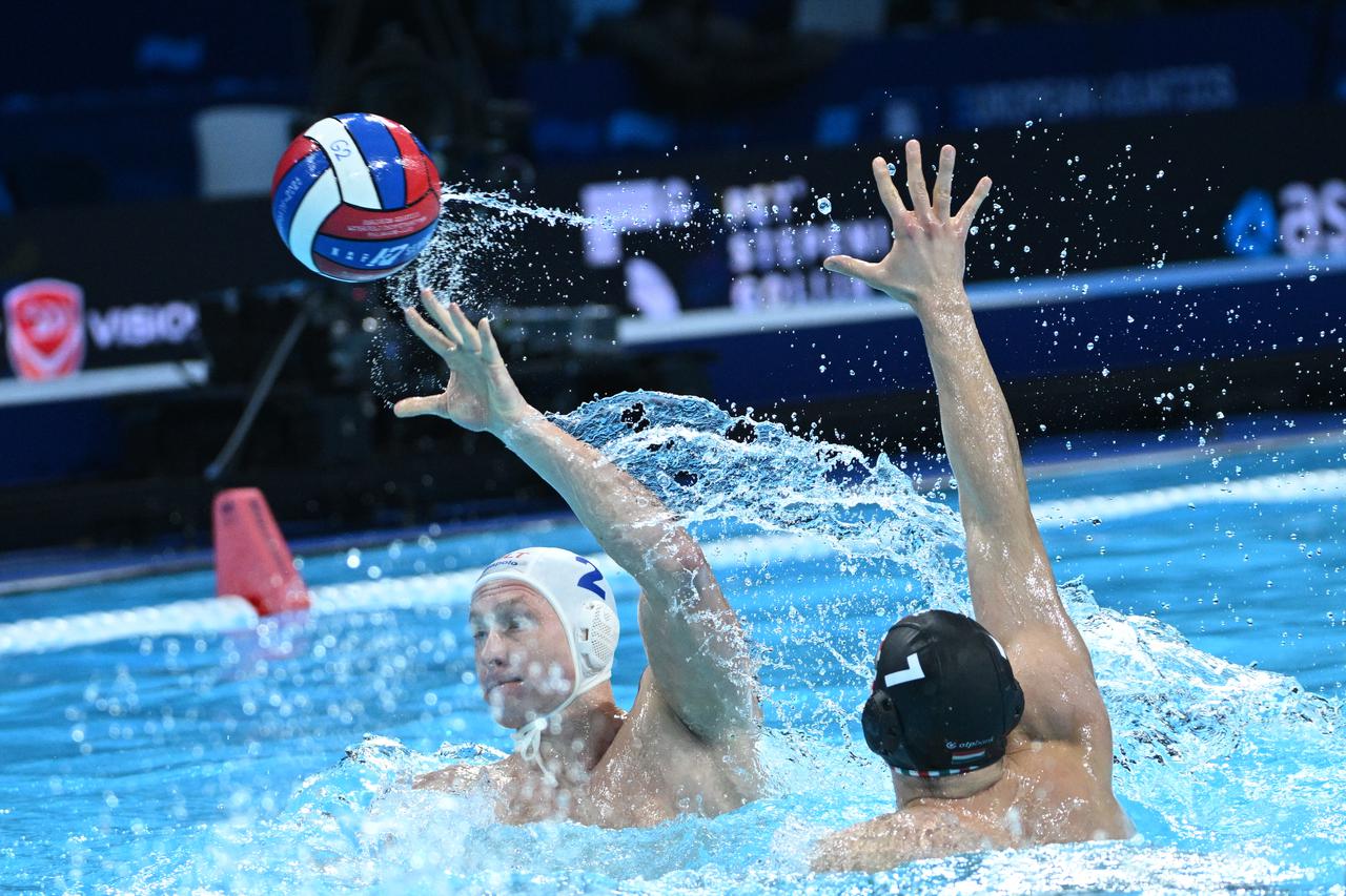 Beograd: Utakmica 3. kola 37. Europskog vaterpolo prvenstva, Malta - Mađarska