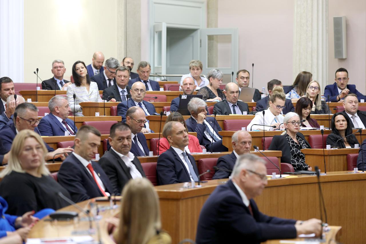 Zagreb: Pocela jesenska sjednica Sabora