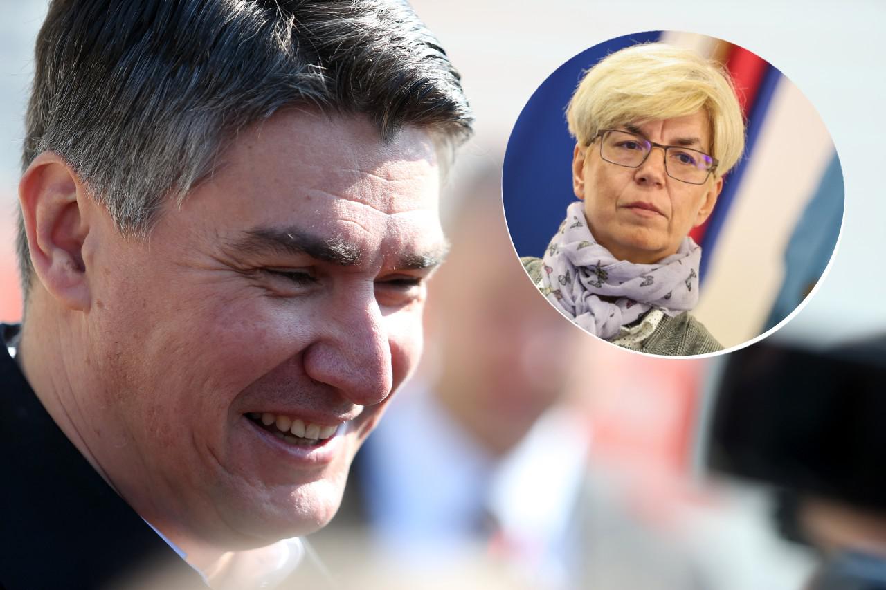 Sanja Barić i Zoran Milanović