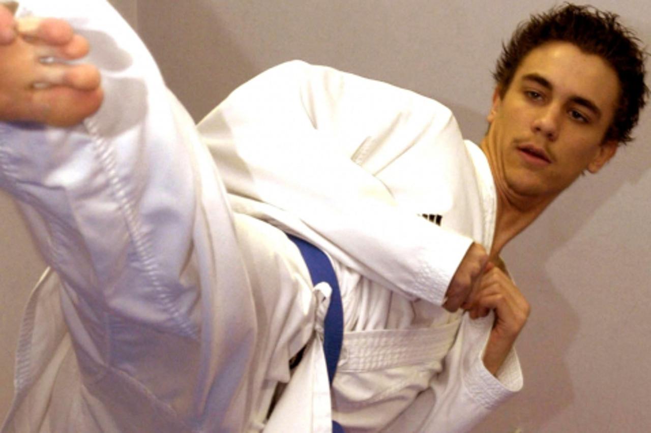 'pokrajina... karlovac 060508... josip livada...karate klub kaplast... snimio danko fajt/vecernji list'