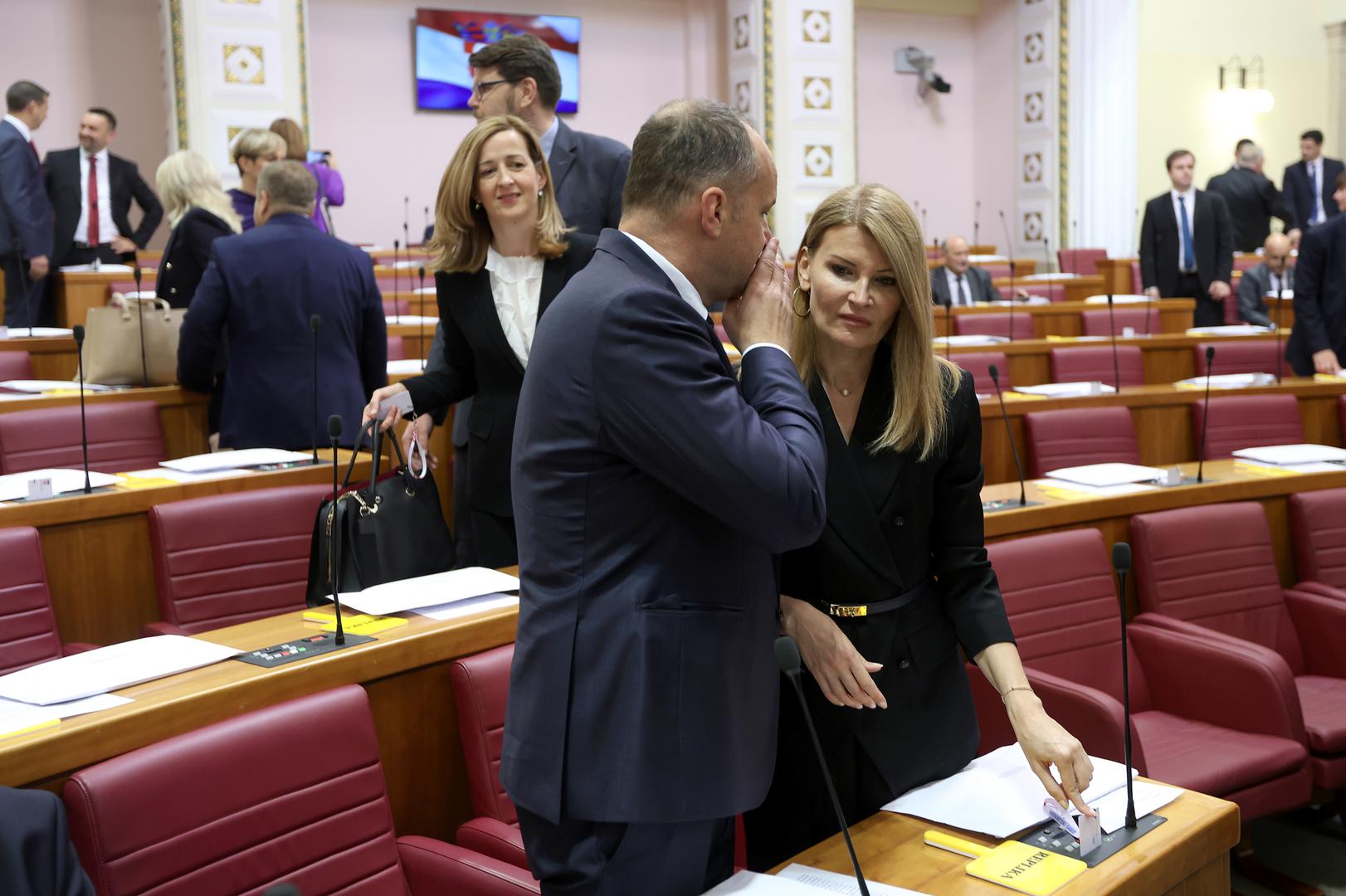 16.05.2024., Zagreb - Prvo zasjedanje Hrvatskog sabora u 11. sazivu. Sabina Glasovac Photo: Patrik Macek/PIXSELL