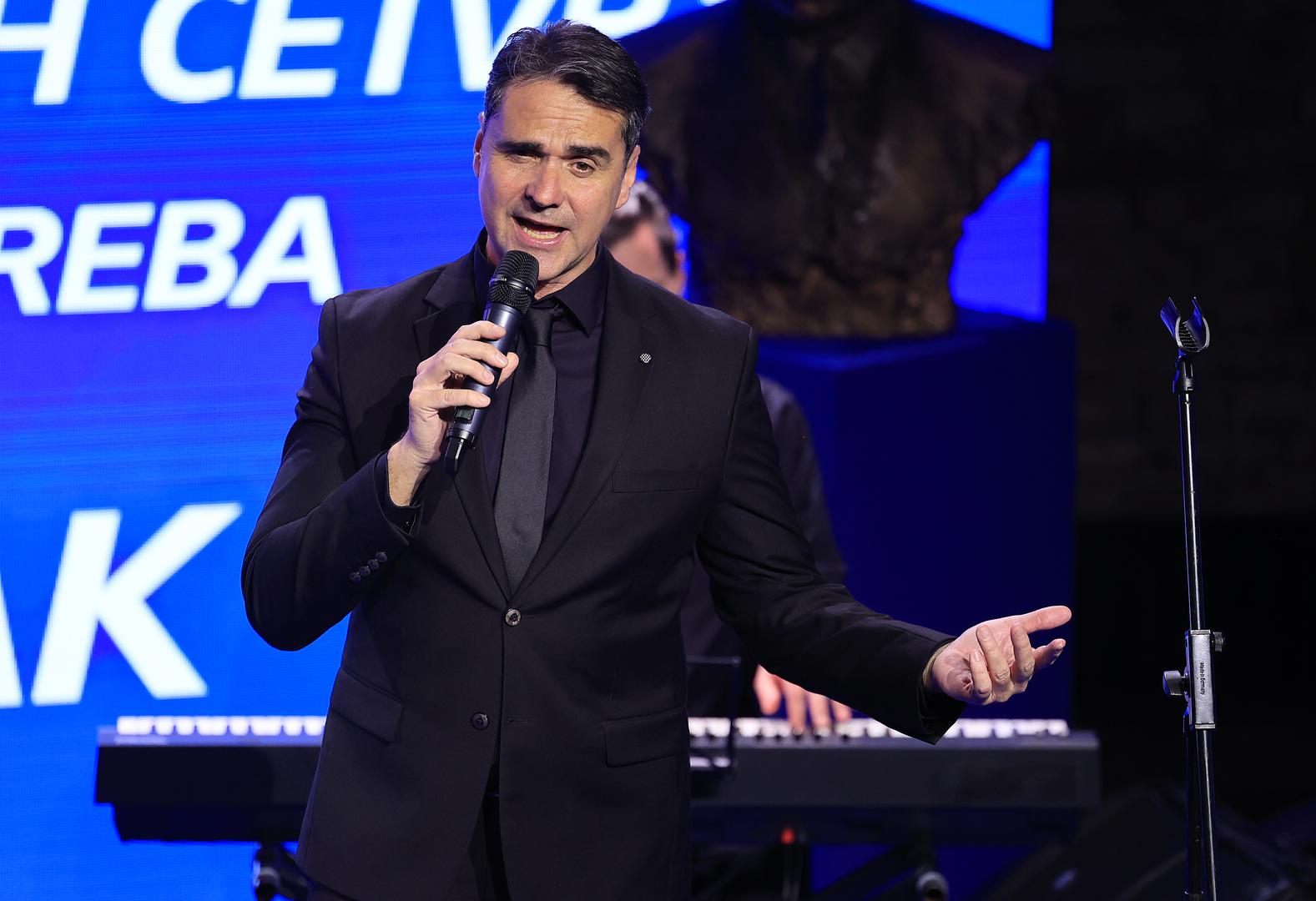 12.03.2024., Lauba, Zagreb - Ususret nadolazecim izborima za Hrvatski sabor, organizacije gradskih cetvrti HDZ-a Crnomerec, Donji Grad, Gornji Grad-Medvescak, Maksimir i Podsljeme svecanim skupom za Zagreb, obiljezili su 34. obljetnicu osnutka. Na skupu koji  je sudjelovao i predsjednik Vlade i HDZ-a Andrej Plenkovic. Photo: Marko Prpic/PIXSELL