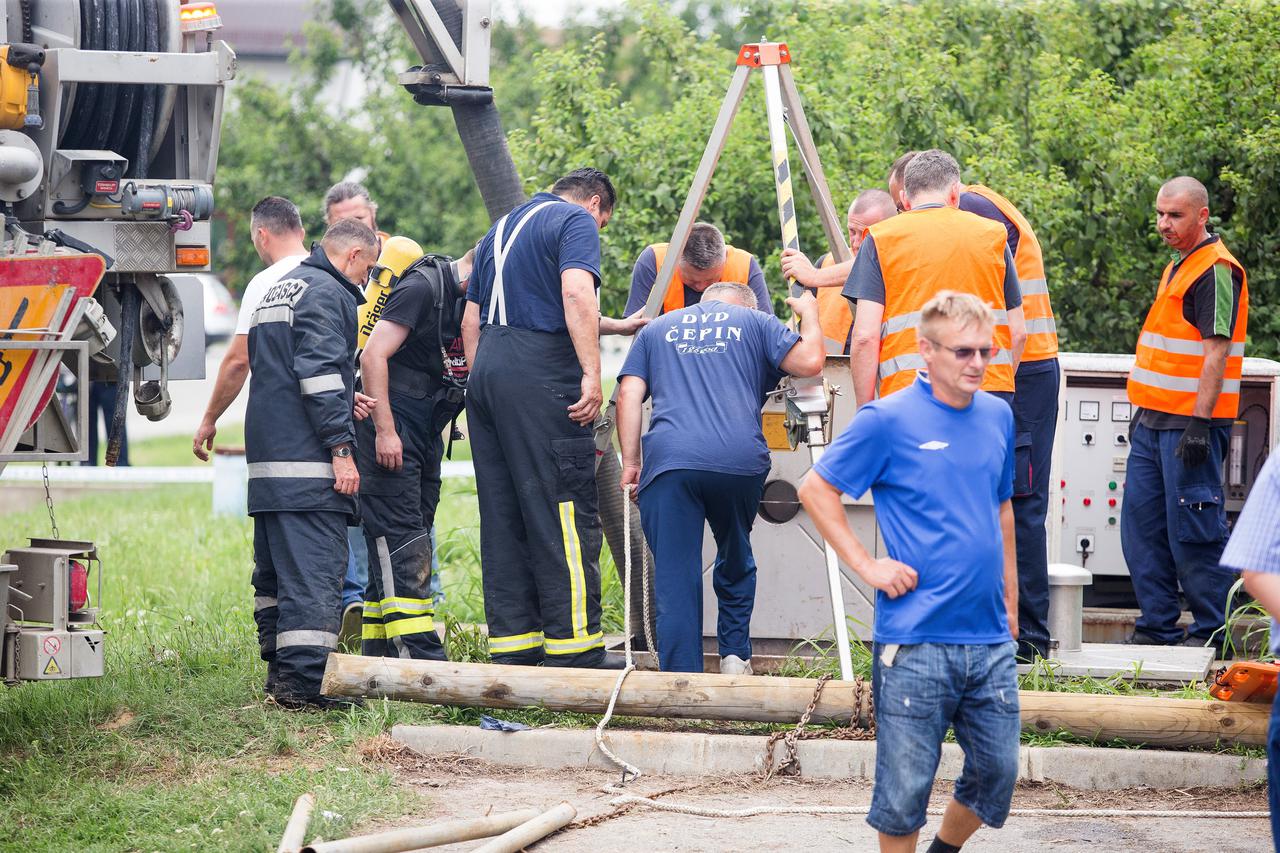 Čepin: Dvojica djelatnika smrtno stradala prilikom održavanja prepumpne stanice