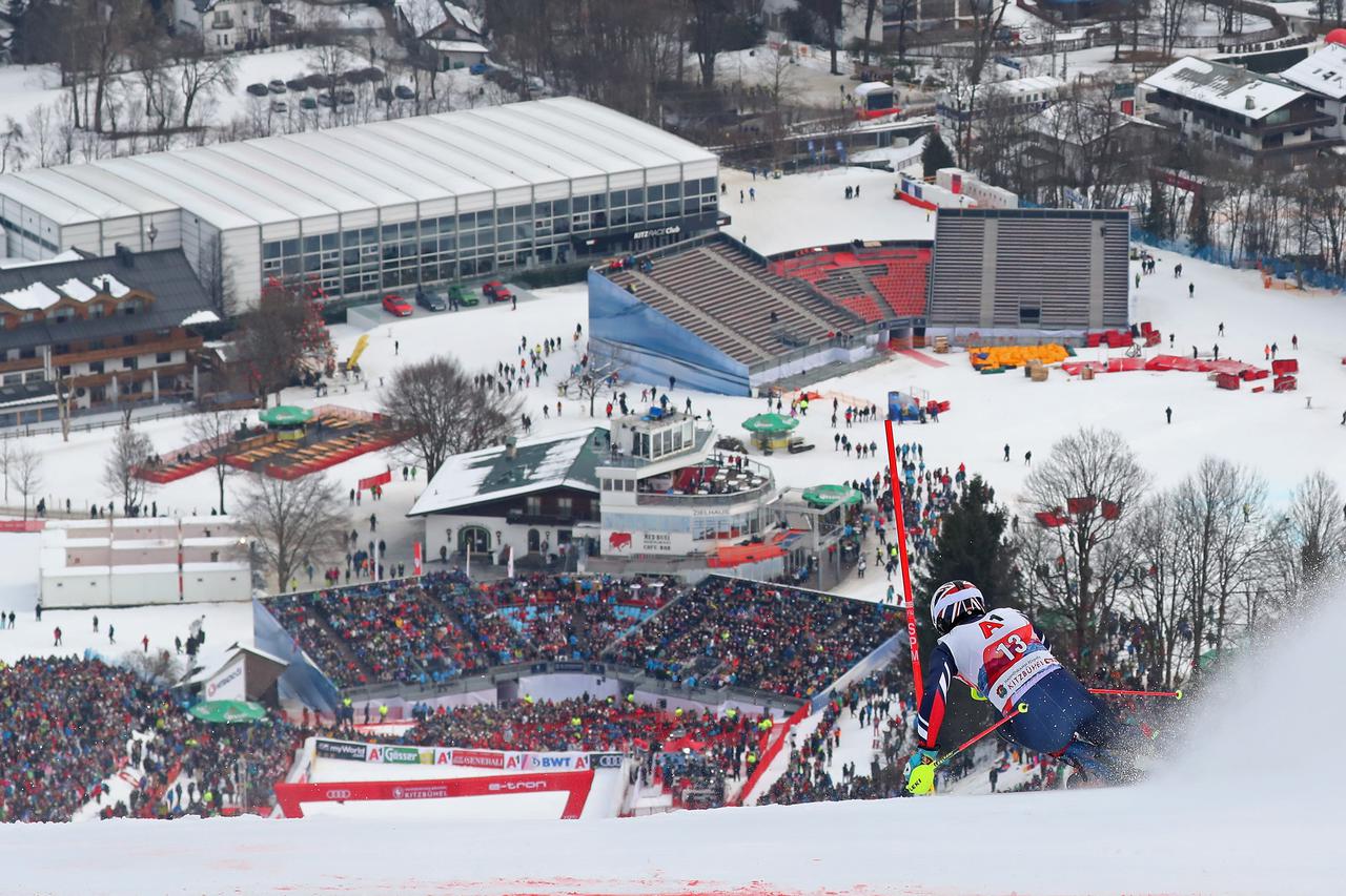 Audi FIS Alpine Skiing World Cup, Men's Slalom Race, The Hahnenkamm, Kitzbuhel, Austria, 26 January 2020