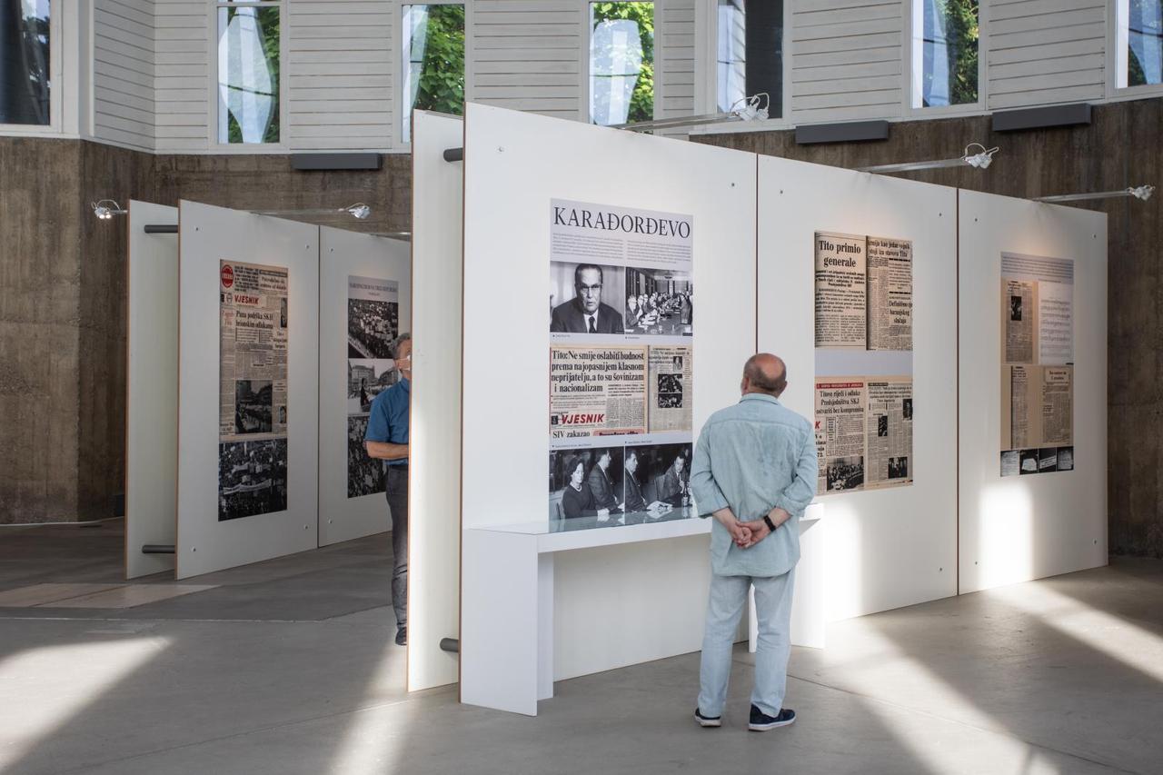 U Francuskom paviljonu SC-a otvorena je izložba Hrvatsko proljeće 1971. - 2021.