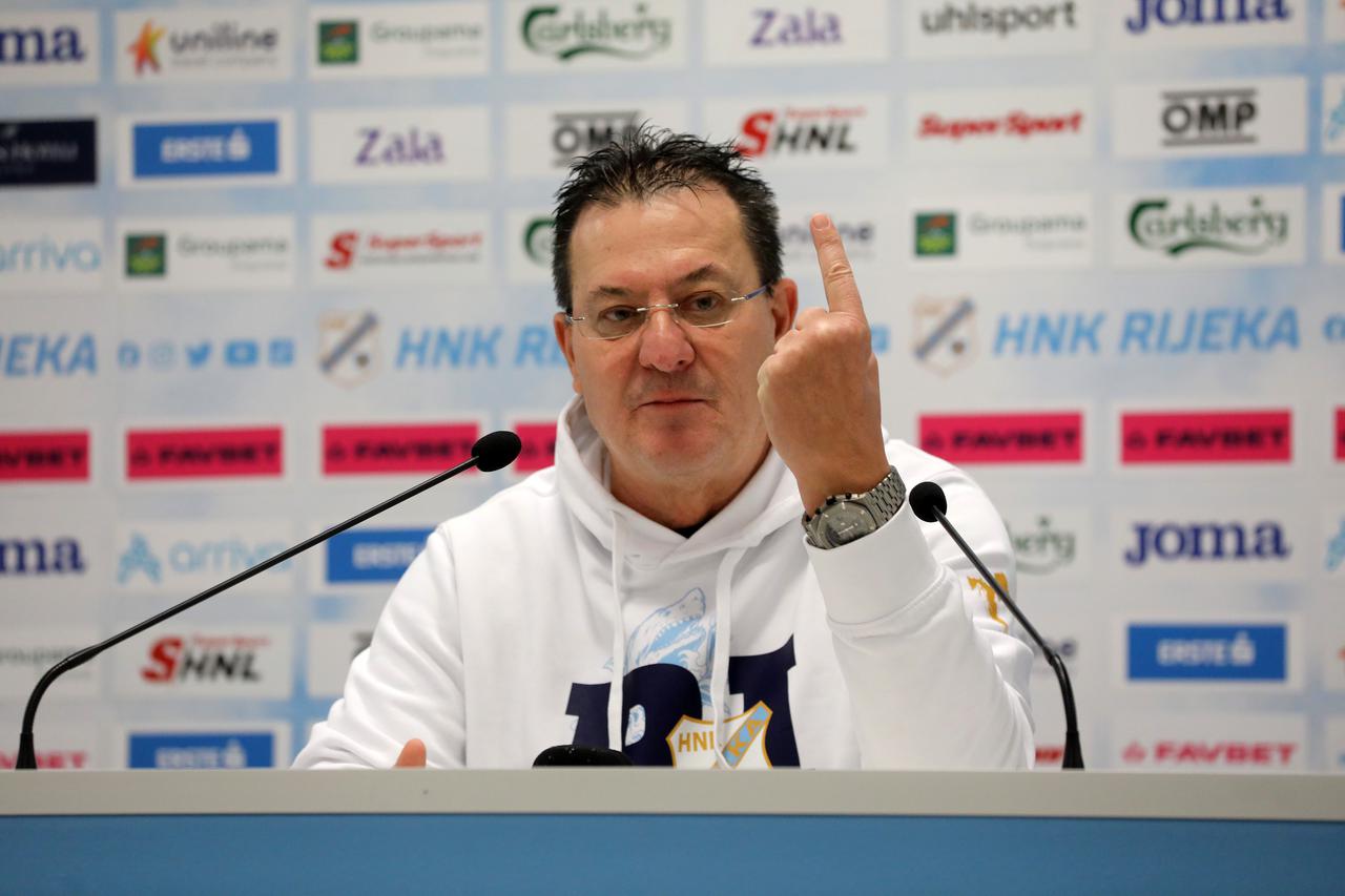 Rijeka: Konferencija Damira Miškovića, predsjednika HNK Rijeka