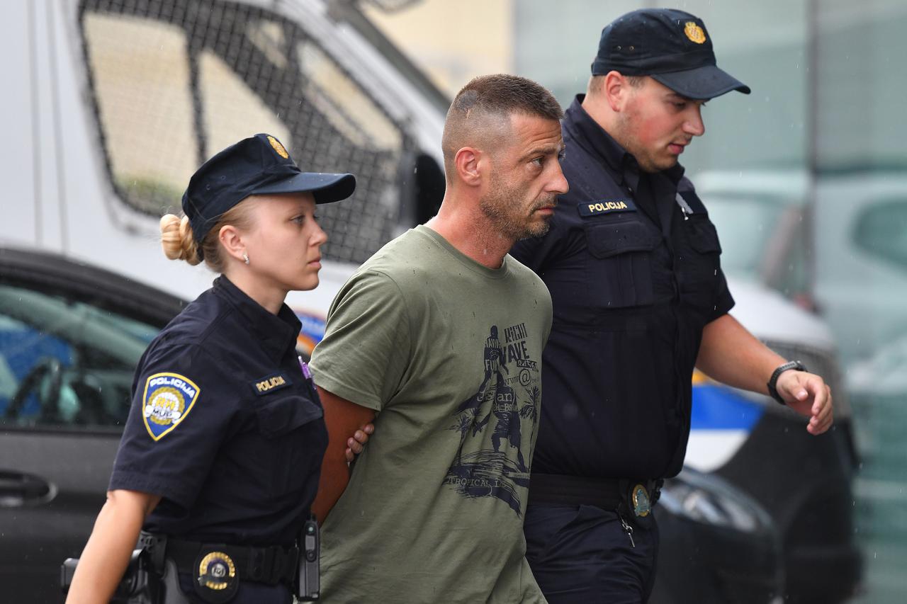 Varaždin: Privođenje Danijela Trninića